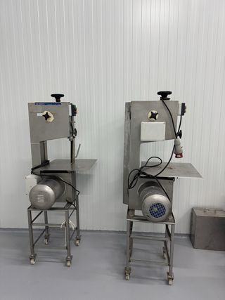 Lote sierras industriales para huesos y congelado