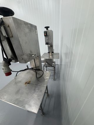 Lote sierras industriales para huesos y congelado