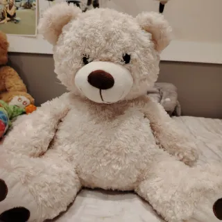 Oso de peluche suave como nuevo