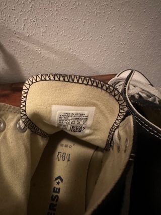 Converse All Star Negras Talla X