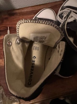 Converse All Star Negras Talla X