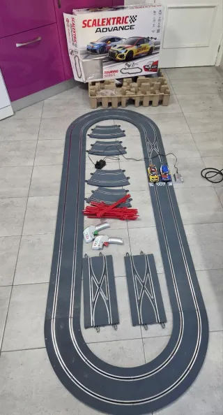 SCALEXTRIC ADVANCE TOURING SERIES COMO NUEVO