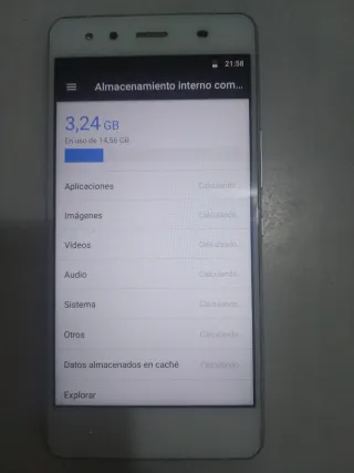 Teléfono BQ X5 16Gb Plata