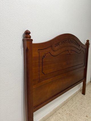 Cabecero de cama de matrimonio de madera