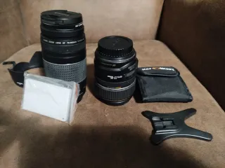 Canon EF 75-300mm y EF-S 17-85mm Lentes