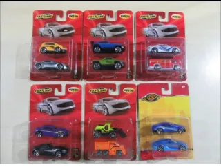 PACK 6 BLISTERS. 12 COCHES FAST LINE NUEVOS