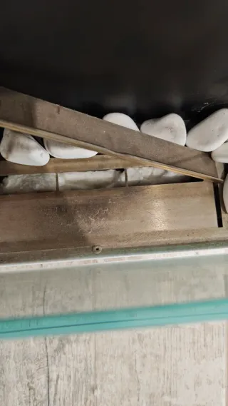 Chimenea Bioetanol Blanca + Soporte Pared