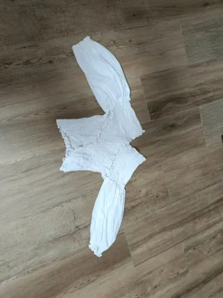 Top Zara Blanco Talla S.