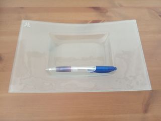 Centro de mesa de cristal