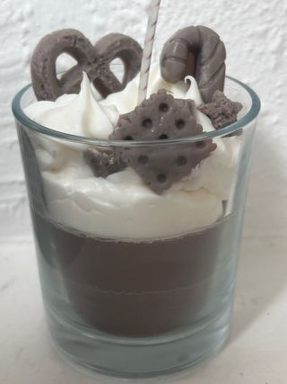 Vela Decorativa Chocolate y Vainilla