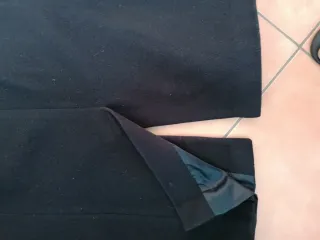 Cappotto elegante in panno blu