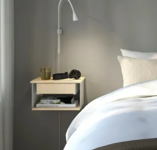 STOMSÖ Mesita de noche de pared