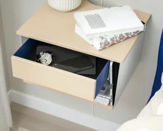 STOMSÖ Mesita de noche de pared