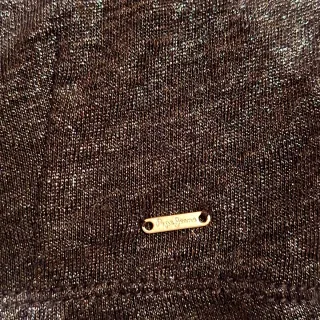 Camiseta Pepe Jeans Negra Metalizada .Talla XS