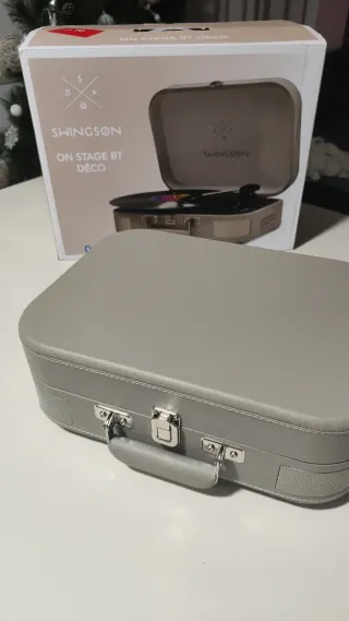 Tocadiscos Maleta Swingson ON STAGE BT DECO