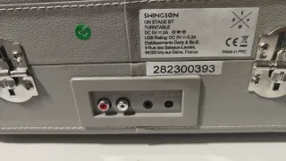 Tocadiscos Maleta Swingson ON STAGE BT DECO