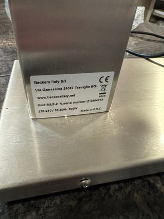 Batidora Profesional Doble Beckers MLS 2