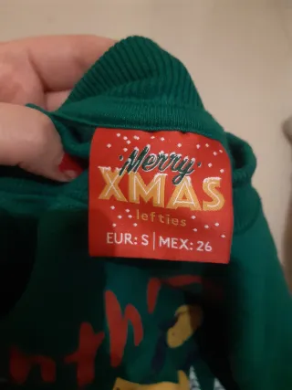 Sudadera Lefties Talla S - Estampado Invierno