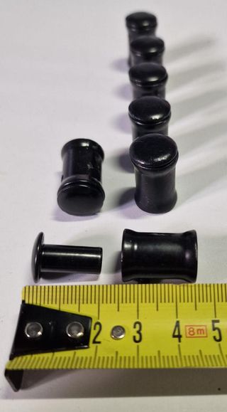 Lote de 47 soportes embellecedores placas/rótulos