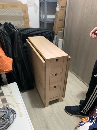 Tavolo pieghevole in legno Norden di Ikea