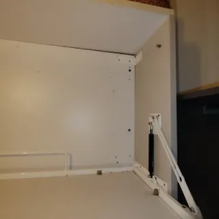 Litera  abatible plegables con elevador gas Abain