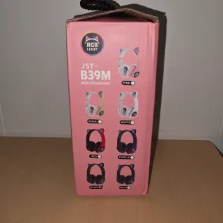 Cascos Inalámbricos Gatito JST-B39M RGB