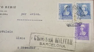 Sobre censurado Guerra Civil Barcelona-Suiza