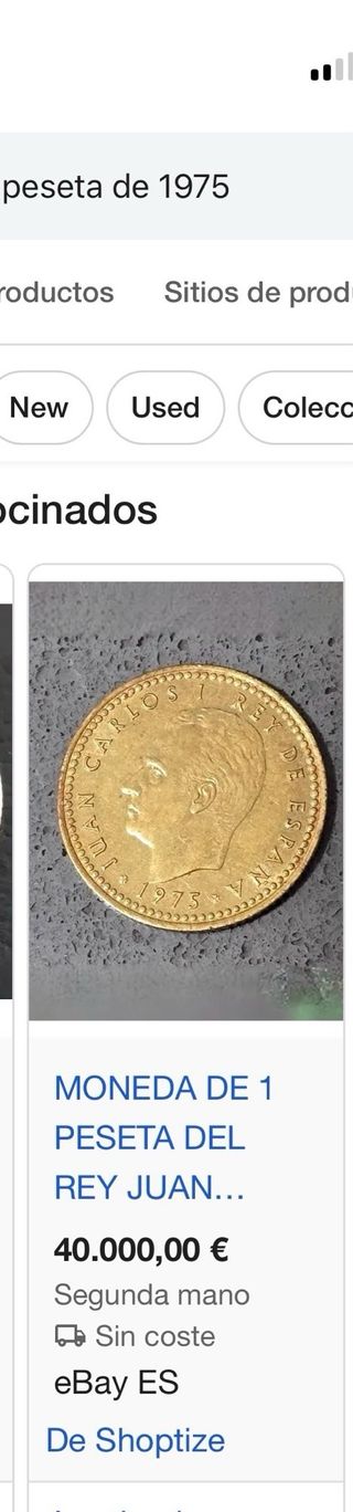 Moneda Juan Carlos I Rey de España 1975