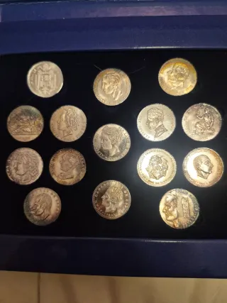 Historia de la Peseta: 15 Monedas Plata