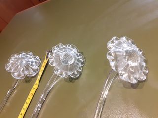 5 Fiori decorativi per lampadario di Murano