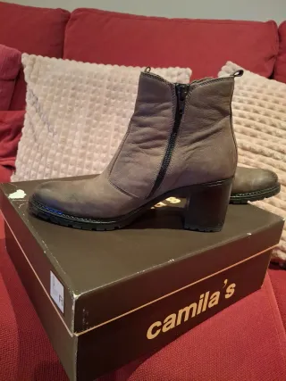 Botines Camila's grises talla 37