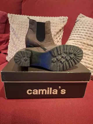 Botines Camila's grises talla 37