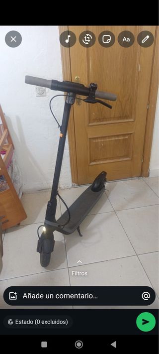 Patinete Eléctrico Negro