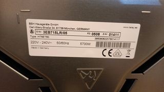 Placa vitrocerámica de cocina Balay