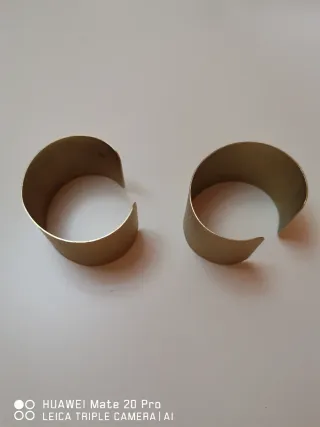 Coppia bracciali dorati