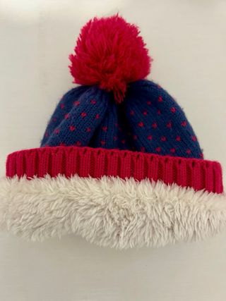 Gorros lana niña búho y pompón