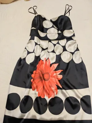 Vestido Azuaga Negro y Blanco