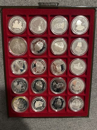 Monedas de plata de colección