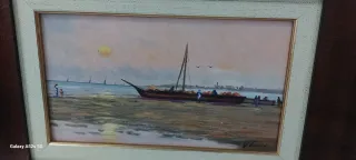 Par de Óleos Marinas