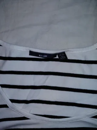 Vestido rayas y Pantalones negros Premamá.