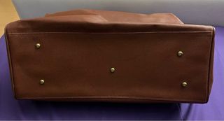 Bolso de viaje Nobuck piel marrón