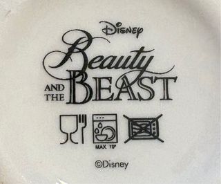 Tazas Chip Bella y Bestia DISNEY