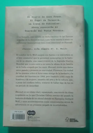 HANNAH. Novela Christian Gálvez.
