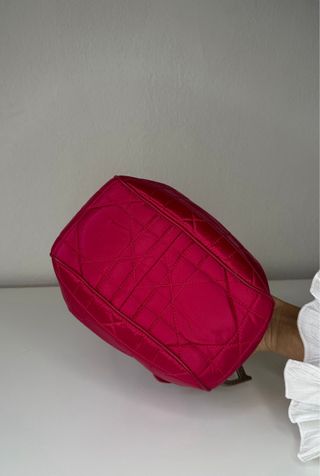Borsa Dior bucket rosa