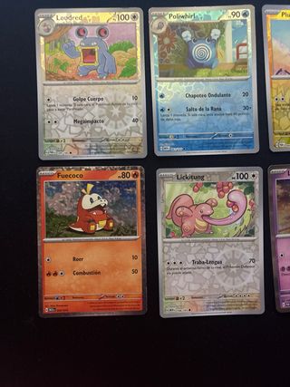 Cartas Pokémon Holo y Reverse Holo