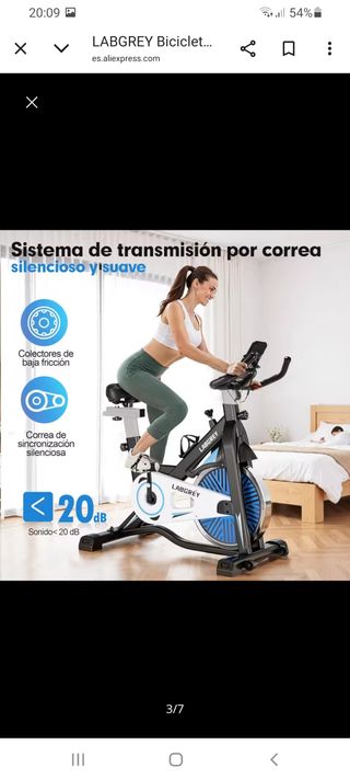 Bicicleta Estática LABGREY Nueva