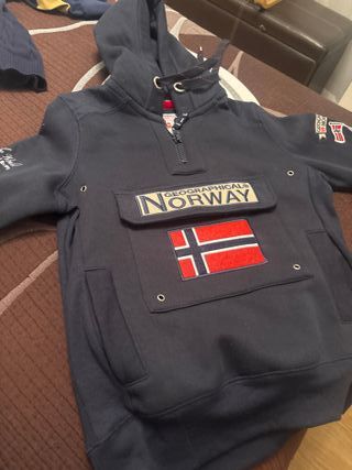 Sudadera Geographical Norway Azul