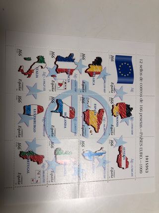 Sellos 1999 Países Euro 166 Pesetas