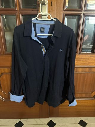 Polo PH manga larga azul
