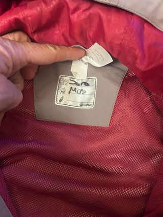 Chaqueta impermeable Quechua niña T.8-9